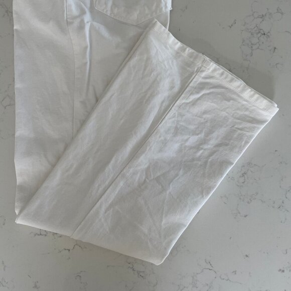 NYDJ Premium Denim Style #P1500 5 Pocket MRise Straight Leg w Flare White Sz 8P - Picture 5 of 12